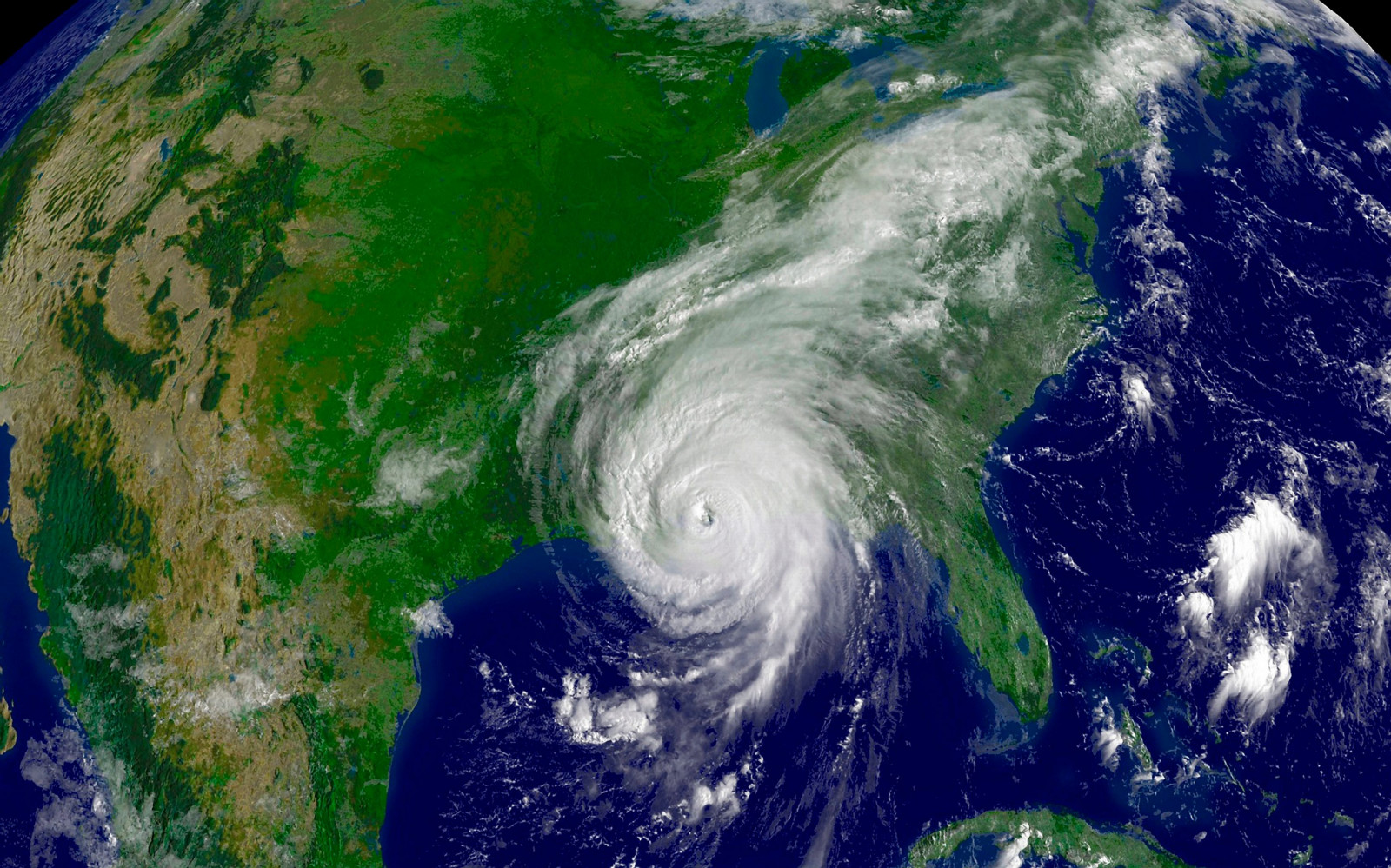 Hình ảnh cơn bão Katrina trên vệ tinh